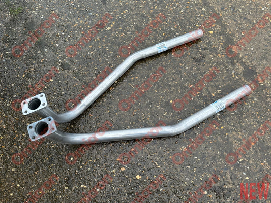 Aurelia B20/4-6 / B24 exhaust downpipes (Pair) MILD STEEL EXHAUST