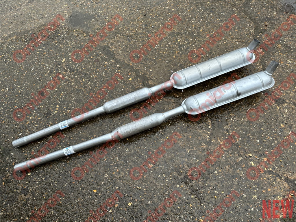Aurelia B20/4-6 exhaust centre sections (Pair) MILD STEEL EXHAUST
