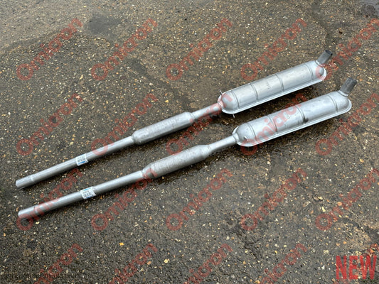 Aurelia B20/4-6 exhaust centre sections (Pair) MILD STEEL EXHAUST