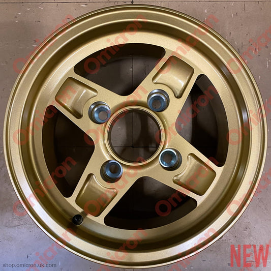 Campagnolo 7.0x13’’ alloy wheel (replica) 4 spoke cruciform style WHEEL