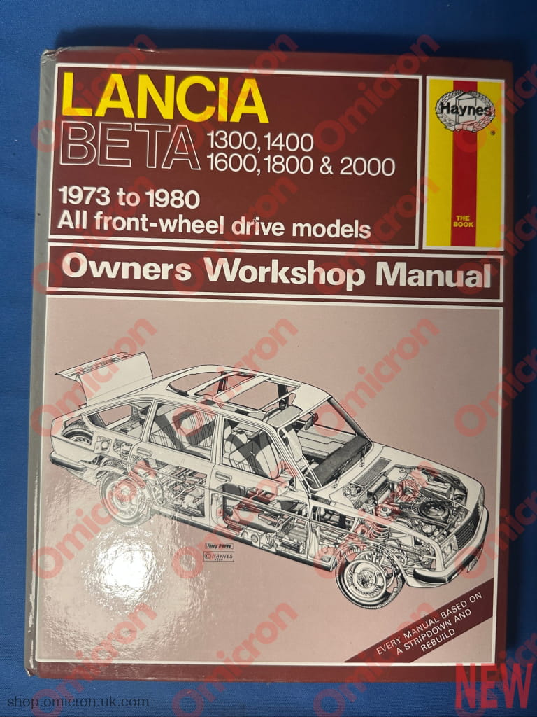 Lancia Beta Haynes Workshop Manual