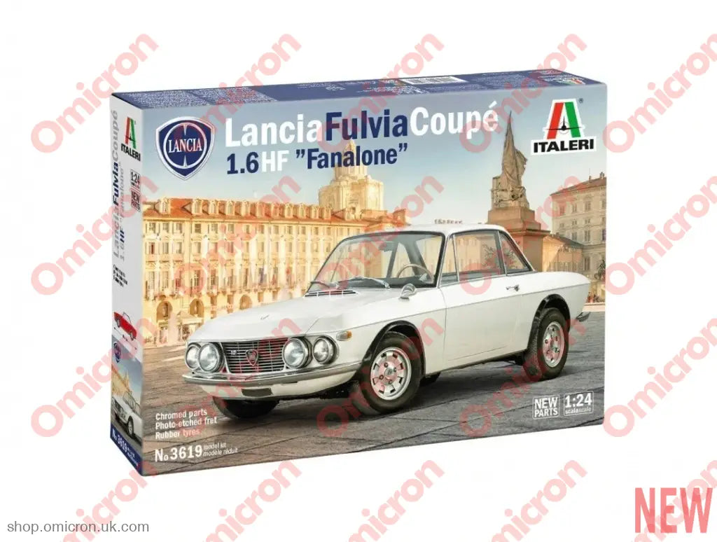 Lancia Fulvia rallye 1.6HF (Road Car) 1:24 scale kit model