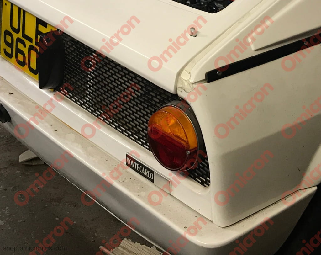 037 Evolution rear grille aluminium slotted mesh GRILLEMESH