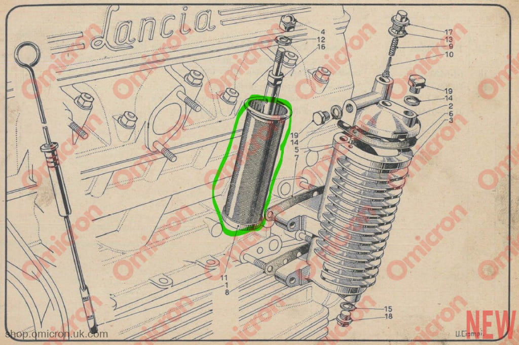 Aurelia mesh oil filter alternative element OILFILTERELEMENT