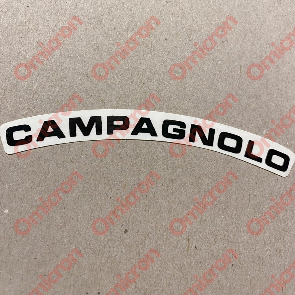 Campagnolo Wheel Stickers Black Vinyl Sticker