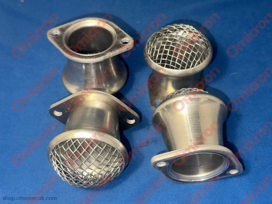 Fulvia 1.3HF Solex 35 air intake trumpet - mesh filter (car set) - CARBTRUMPET