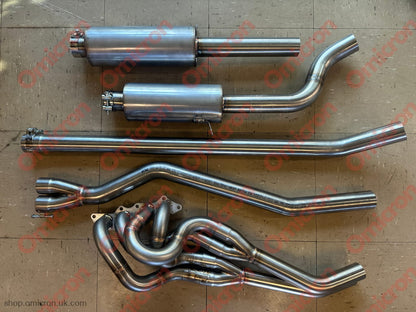 Fulvia competition exhaust systems [multiple options] - stainless steel / Italian manufacture / single silencer