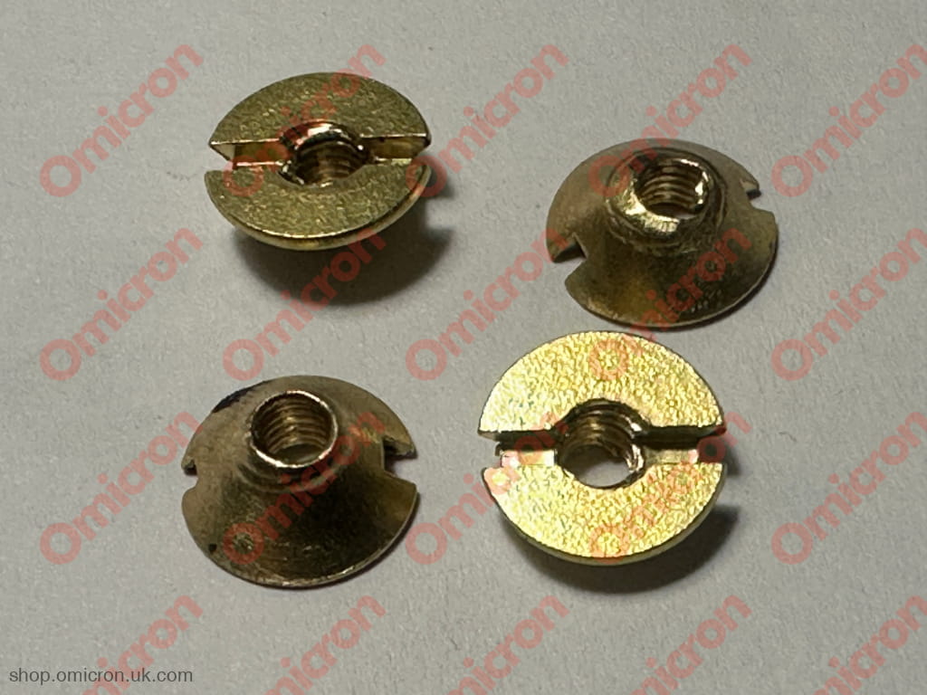 Fulvia Coupe quarter light retaining nuts TRIM