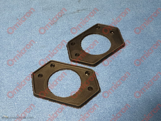 Fulvia S1 Coupe number plate lamp to bumper rubber gasket (pair)