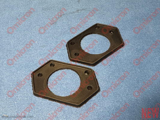 Fulvia S1 Coupe number plate lamp to bumper rubber gasket (pair)