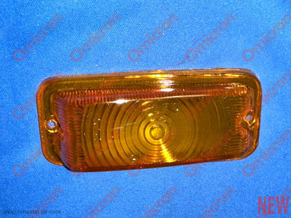 Fulvia S1 Sport Zagato & S1 Berlina front indicator lenses [4 options] - Right Hand Side / Orange - LENS
