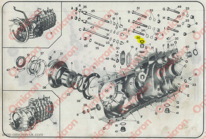 Fulvia S2 Gear Vertical Selector O-Ring ORINGBS117
