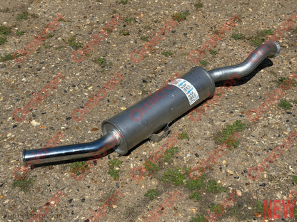 Gamma rear silencer LHD tailpipe mild steel - EXHAUST