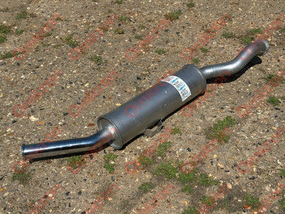 Gamma rear silencer LHD tailpipe mild steel - EXHAUST
