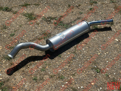 Gamma rear silencer LHD tailpipe mild steel - EXHAUST