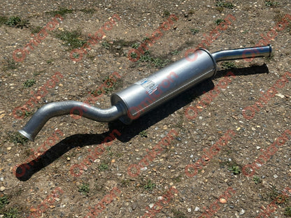 Gamma rear silencer LHD tailpipe mild steel - EXHAUST