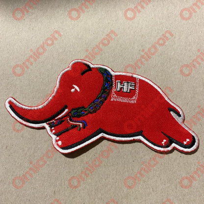 Hf Elephant Sew On Patch Large Sewonpatchbadge