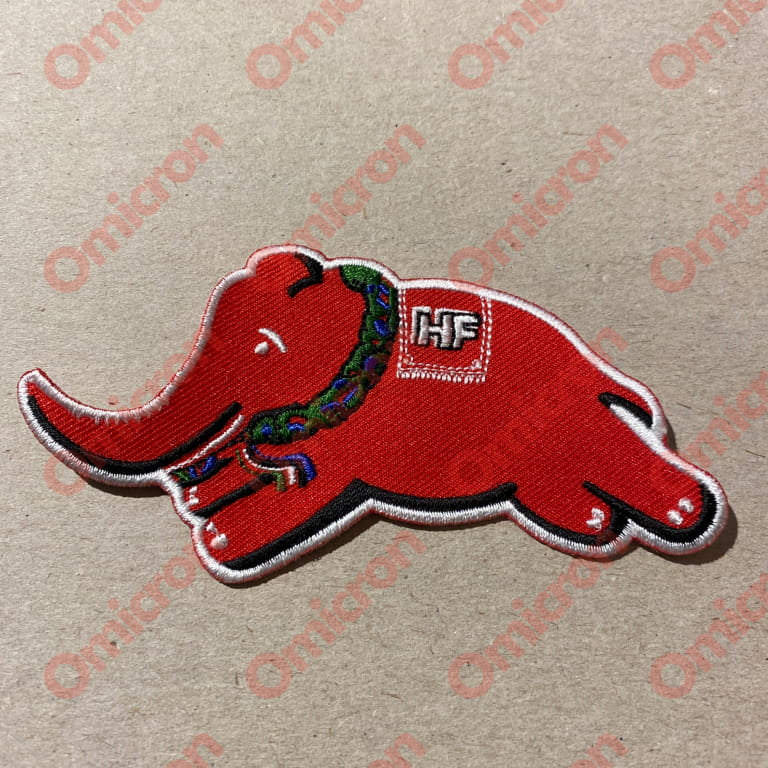 Hf Elephant Sew On Patch Small Sewonpatchbadge