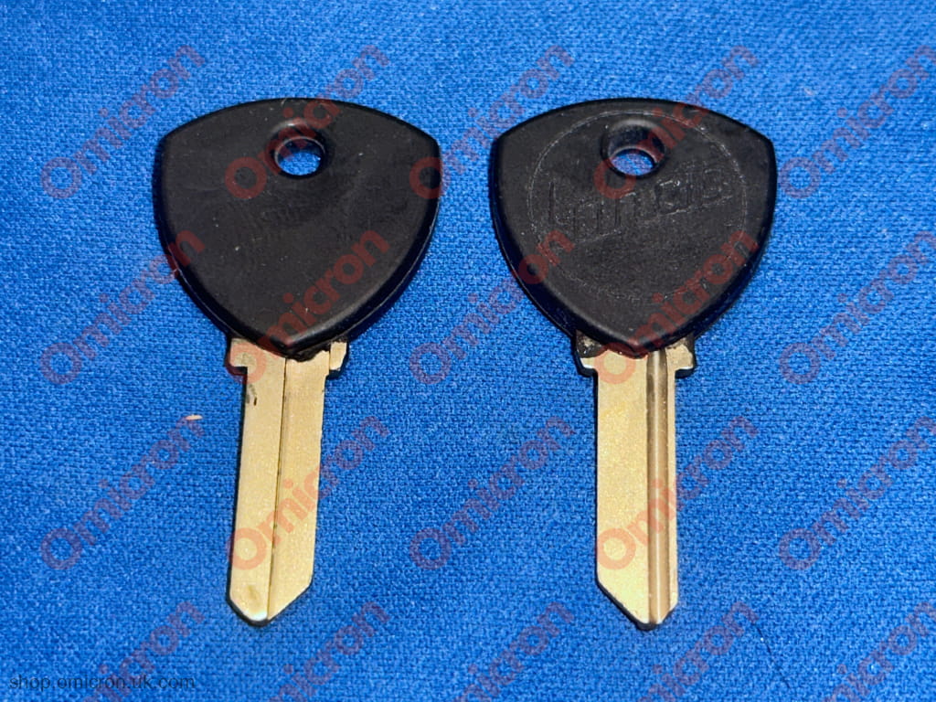 Lancia black & white key blanks KEYBLANK