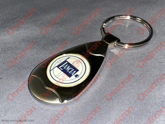 Lancia keyring Lambda badge heavy metal fob KEYRING
