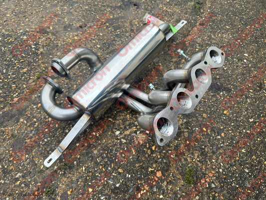 Montecarlo 4-2-1 CSC Stainless Steel exhaust manifold & silencer EXHAUSTSILENCER