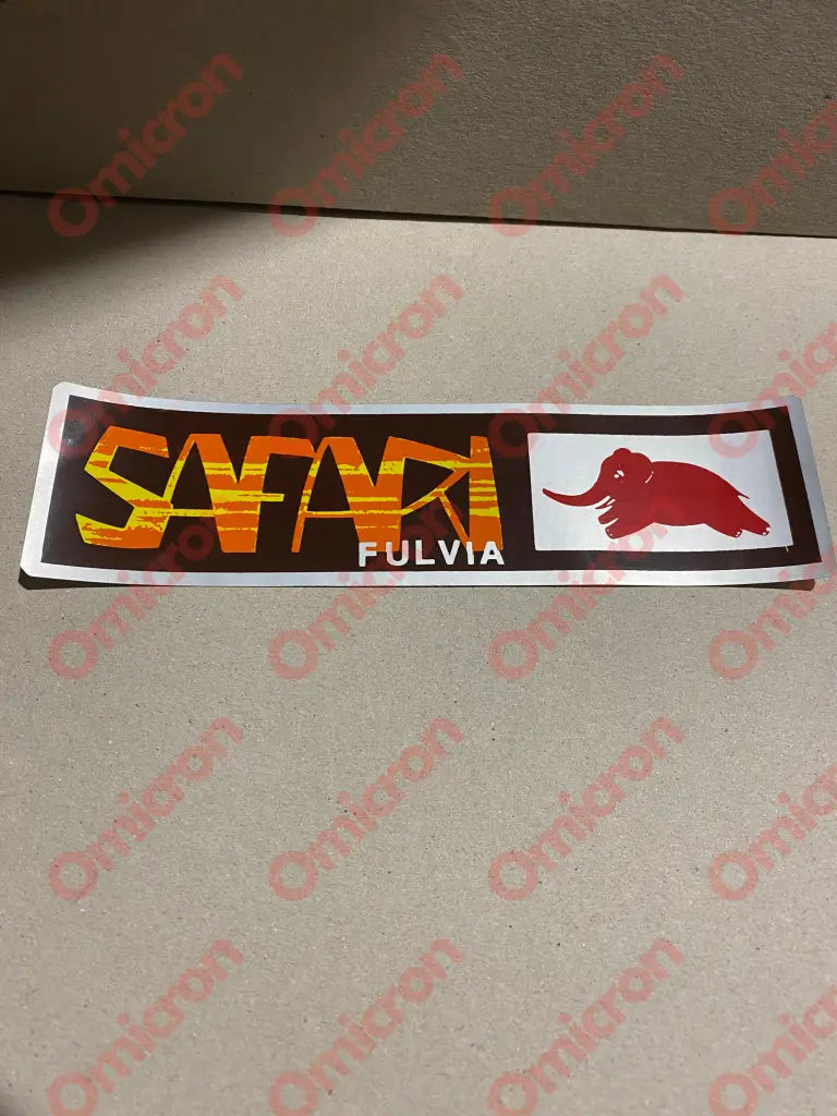 Safari Sticker Fulvia S3 Stickerfu