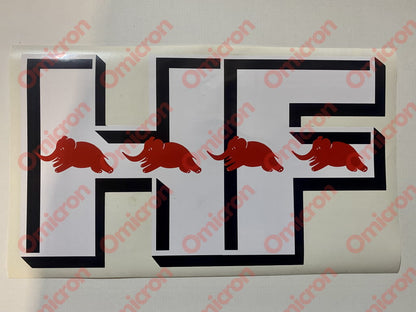 Sticker Hf With Elephants