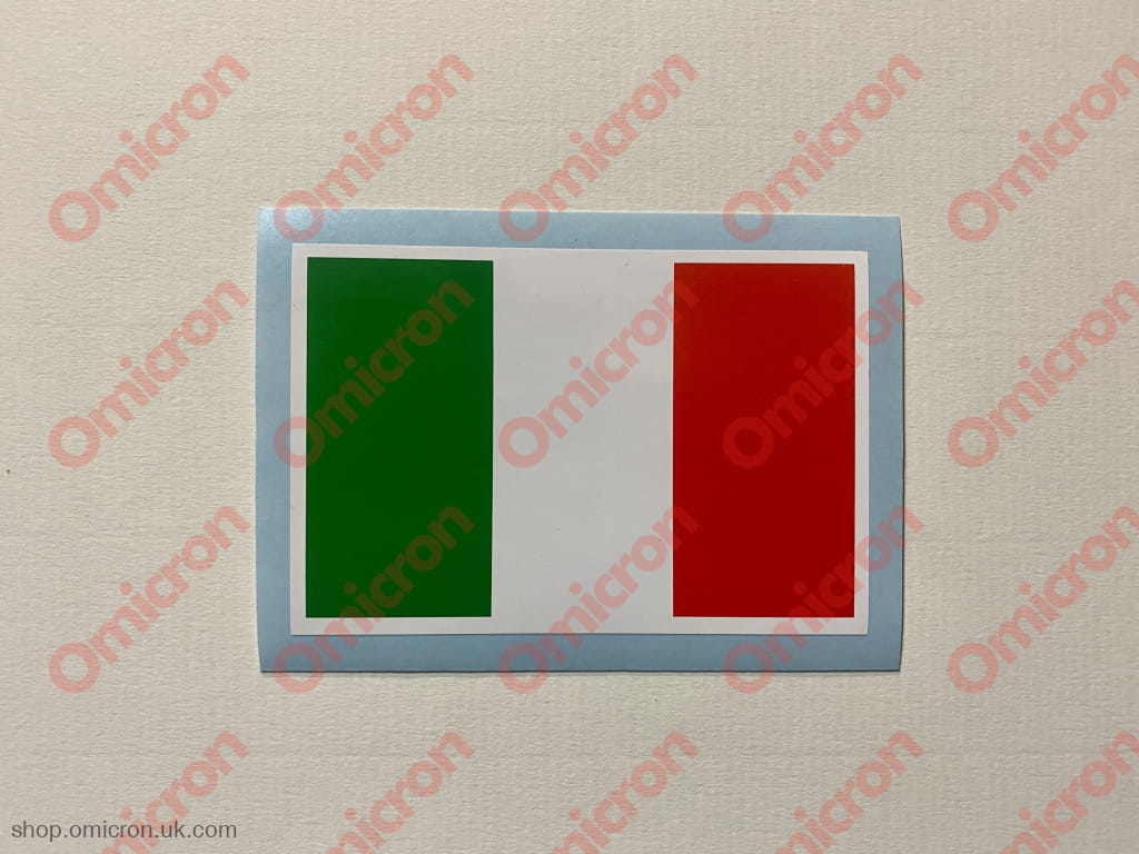 Sticker Italian Flag 120 X 75 Mm