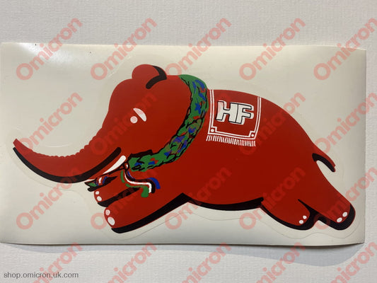 Sticker Red Elephant