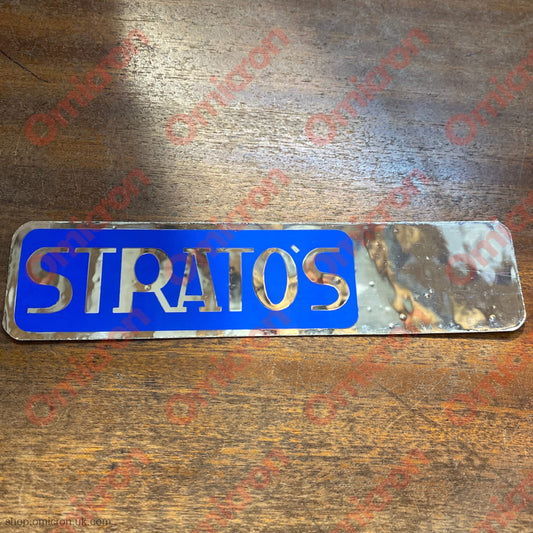 Stratos sticker for rear body section STICKER