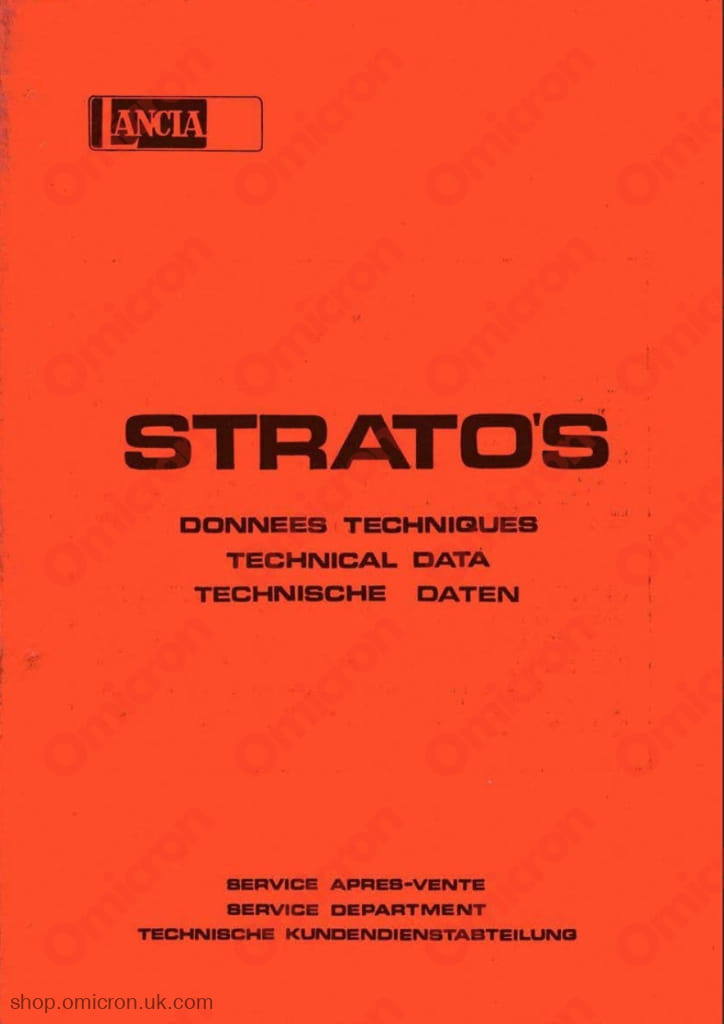 Technical Data Books – Omicron Engineering