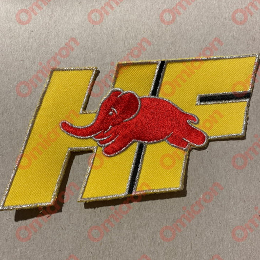 Yellow Braided Hf Jacket Patch Large Clothjacketpatch