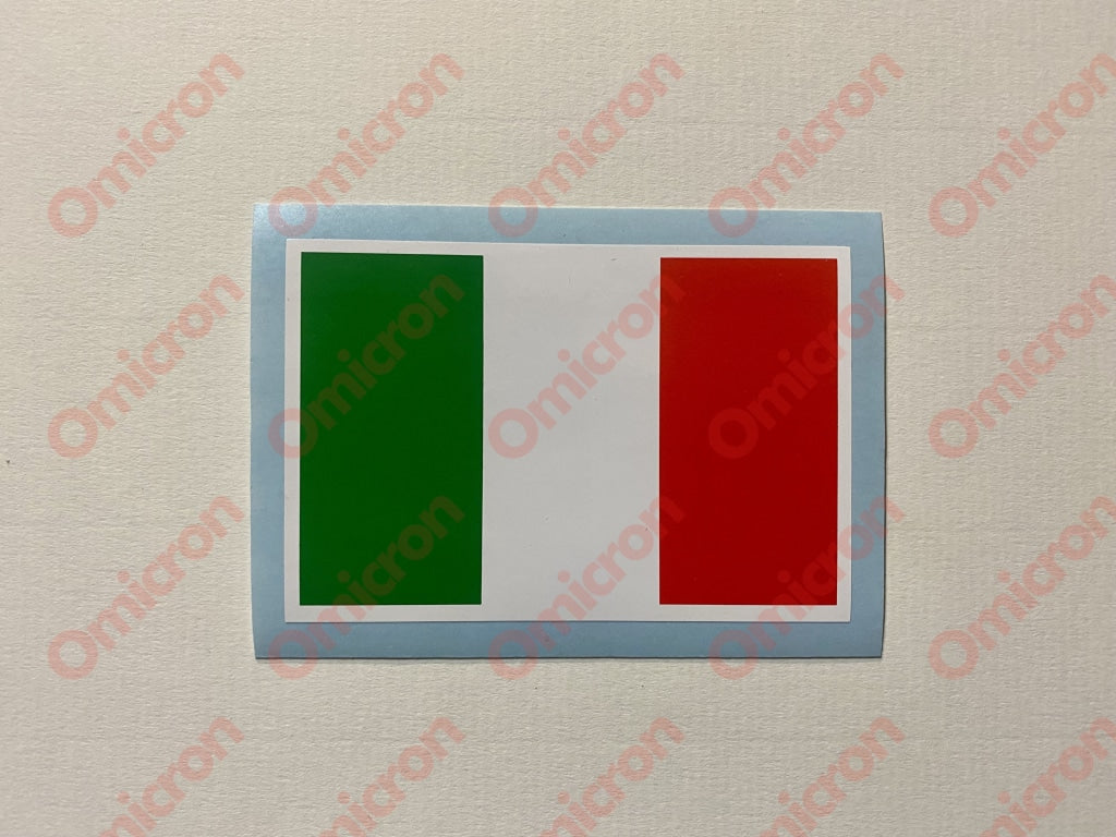 Sticker Italian Flag 120 X 75 Mm