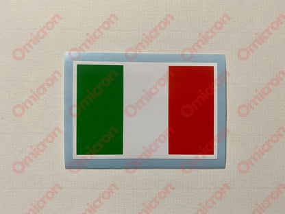 Sticker Italian Flag 120 X 75 Mm